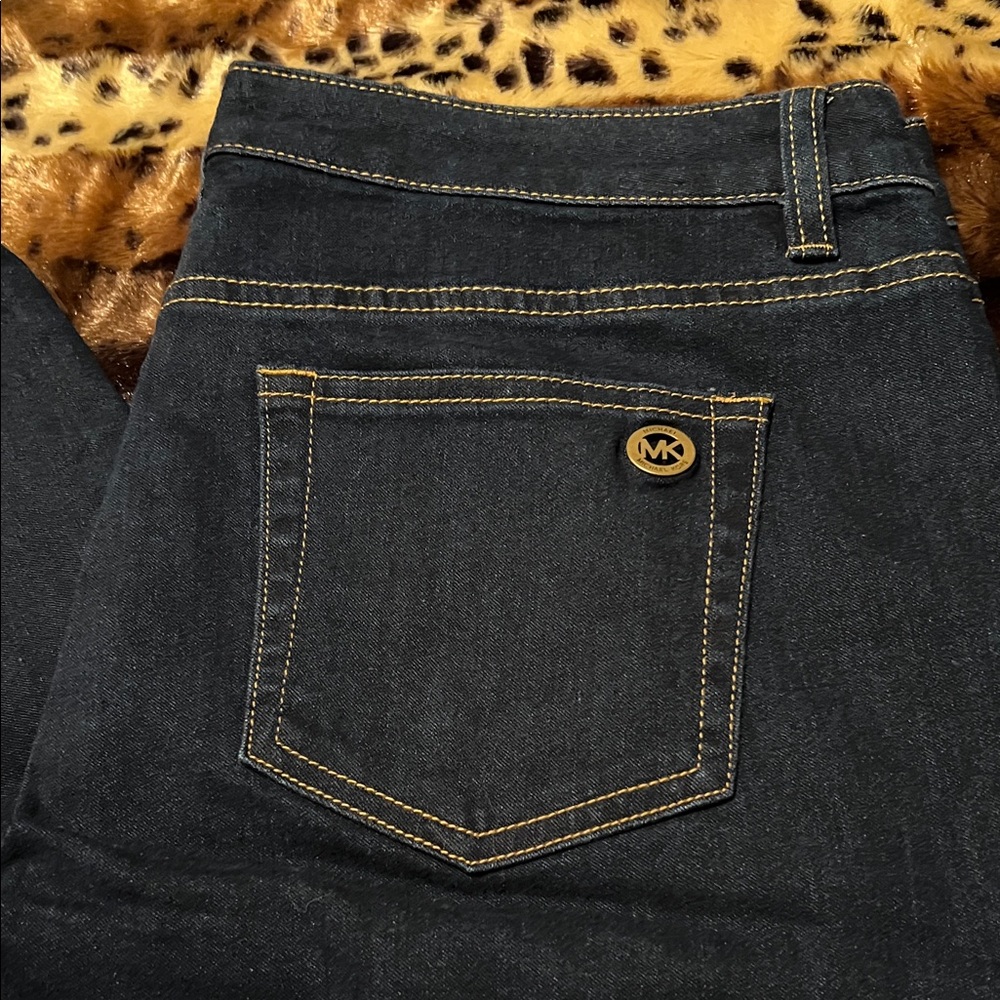 Michael Kors Dark Blue Women's Jeans - Picture 3 of 6